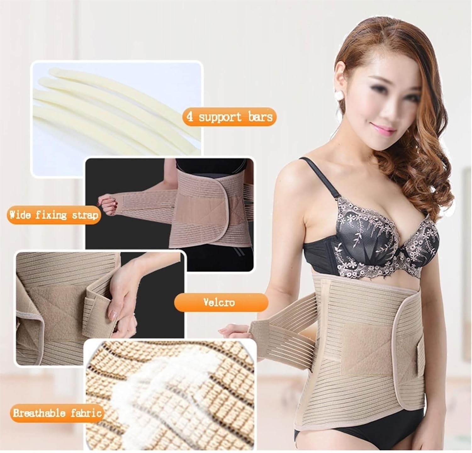 Lumbar Support Belt Back Support Back Brace Back Brace 33cm Widen Waist Support Belt Men Women Lower Back Support Belt