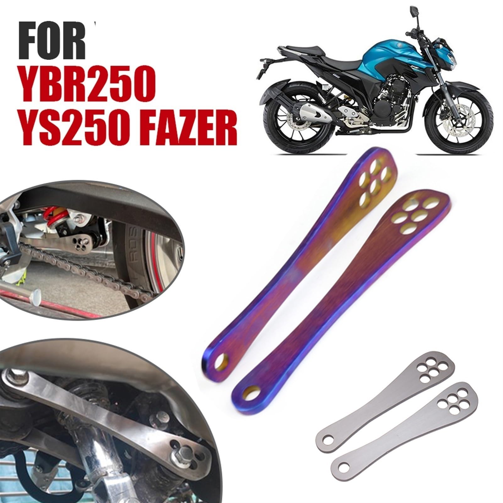 Akcesoria motocyklowe Obniżające łączniki Podnoszące