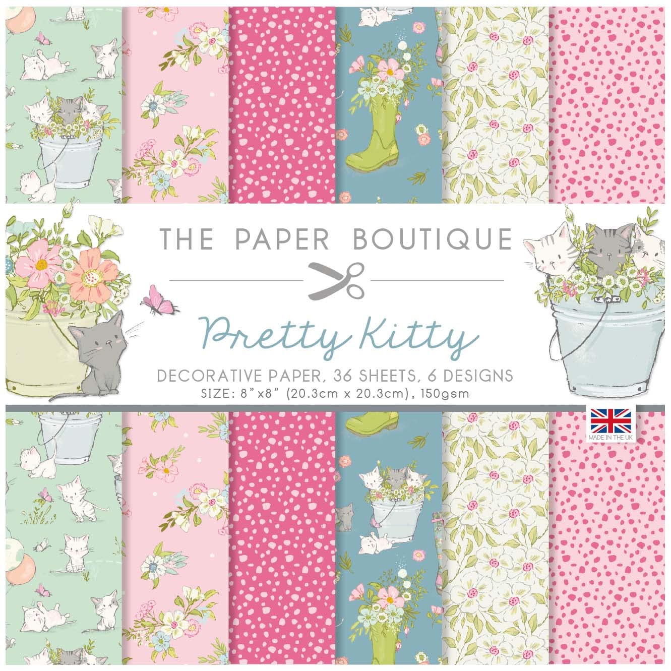 Paper Boutique Multicoloured The - Pretty Kitty - Paper Pad