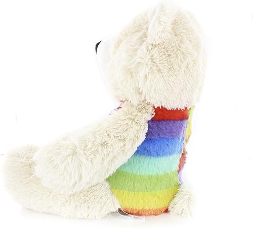 Miniatura 3 de Plushland Oso de peluche de arco iris – Sophie- Oso de peluche para niños, multicolor, 12 pulgadas
