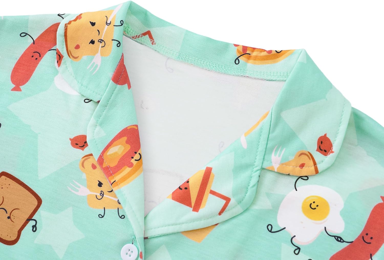 Beezizac Boys Cozy Coat Style Pajamas Graffiti/Smile/Vacation/Basketball Button Down 2-pc Set Size 6-18