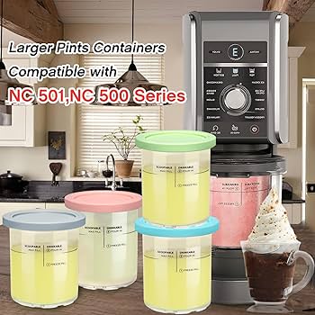 Amazon.com: Replacement for Creami Deluxe Pints and Lids 4