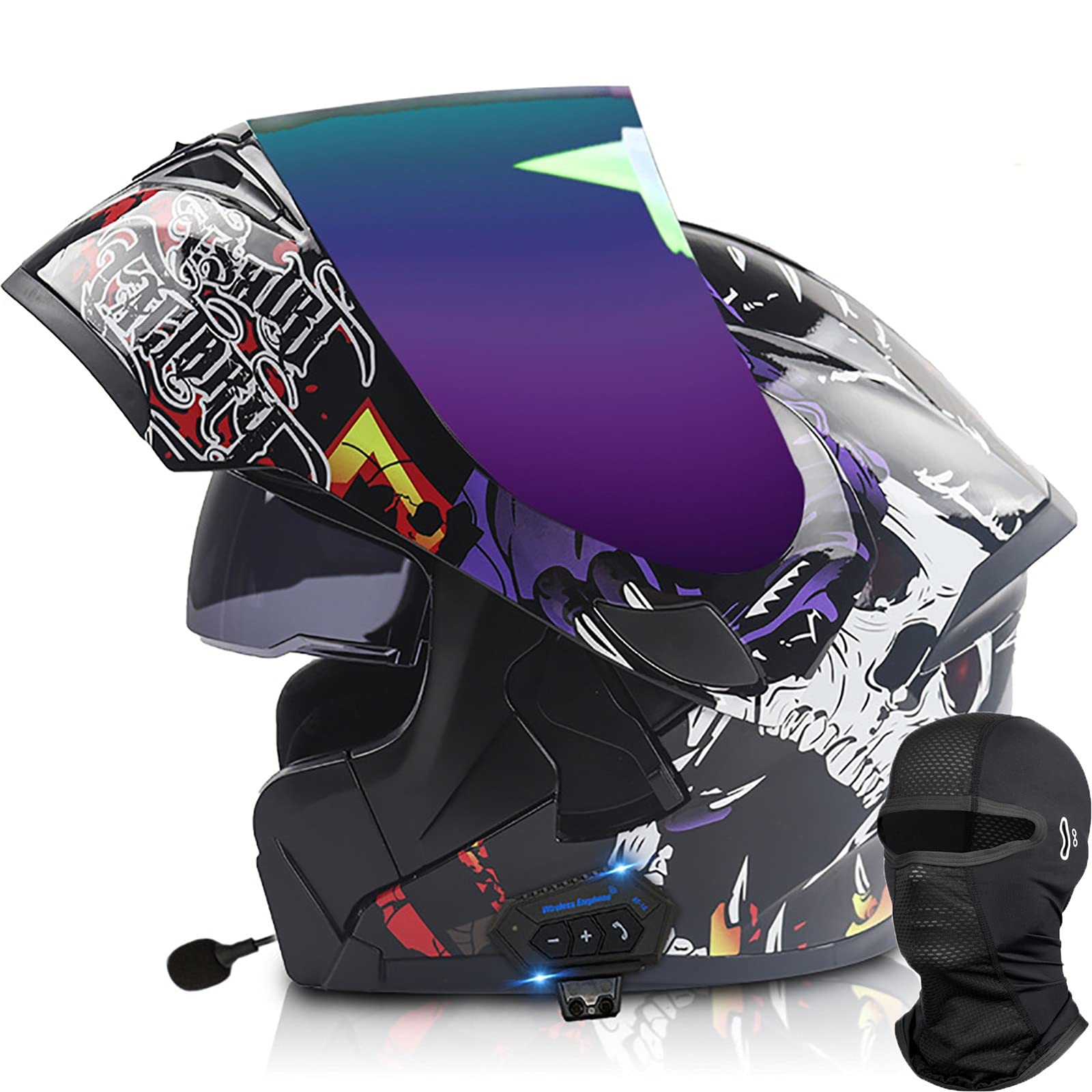 Casques de moto Bluetooth XXL pour les grands tours de tête