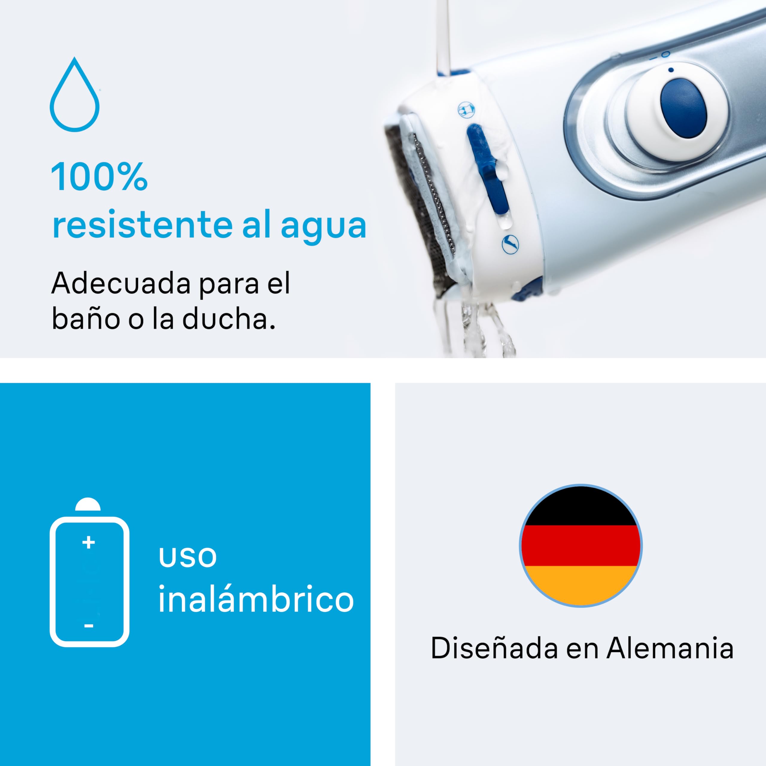 Braun Silk-épil LS 5160, Afeitadora Femenina Inalámbrica, Azul