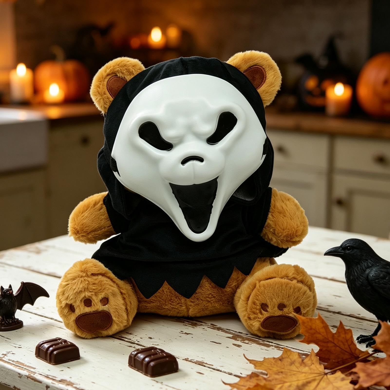 Halloween Pluszowy Niedźwiedź Dekoracja Domu Zabawka sezonowa