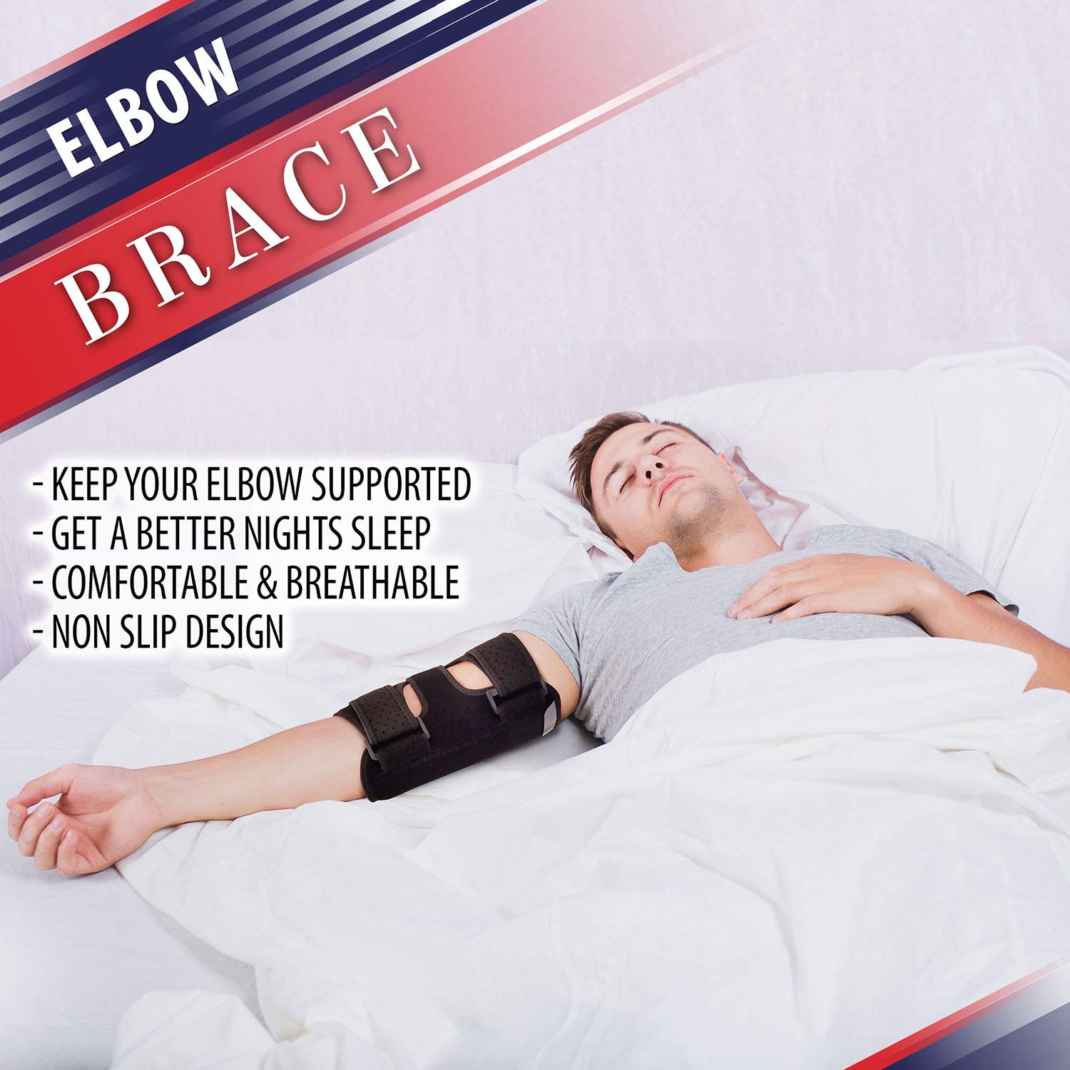 Elbow Splint Comfortable Elbow Brace Cubital Tunnel Brace for