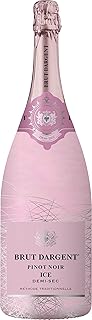 Brut Dargent Ice Pinot Noir - Vin Effervescent Rosé Demi-Sec Magnum - Méthode Traditionnelle (1 x 1,5 L)