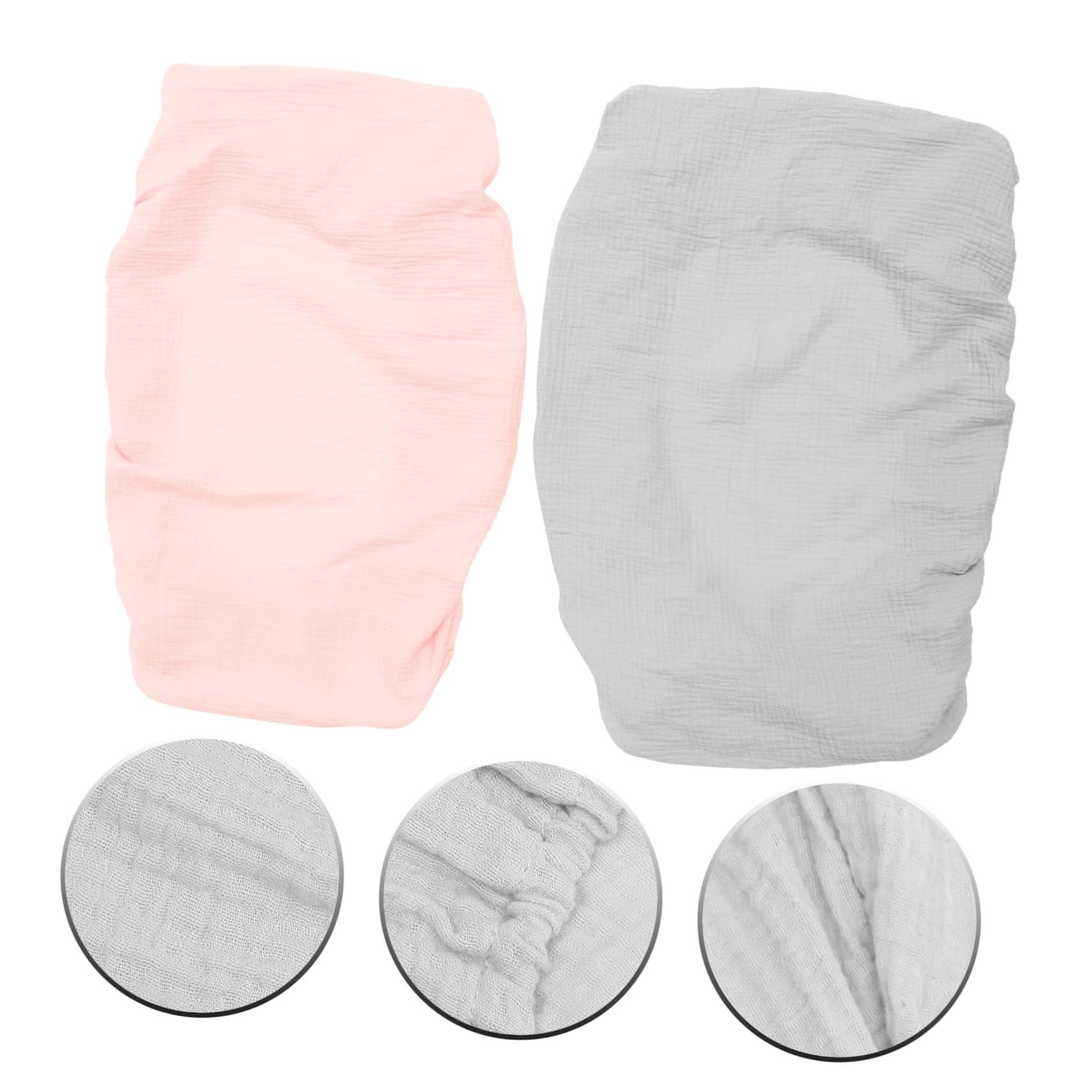 Beaupretty Fundas Lavables para Cambiador de Ñiño 2 Piezas Sábana Elástica Desmontable para Colchón Cambiador Uso en Hogar y Guardería