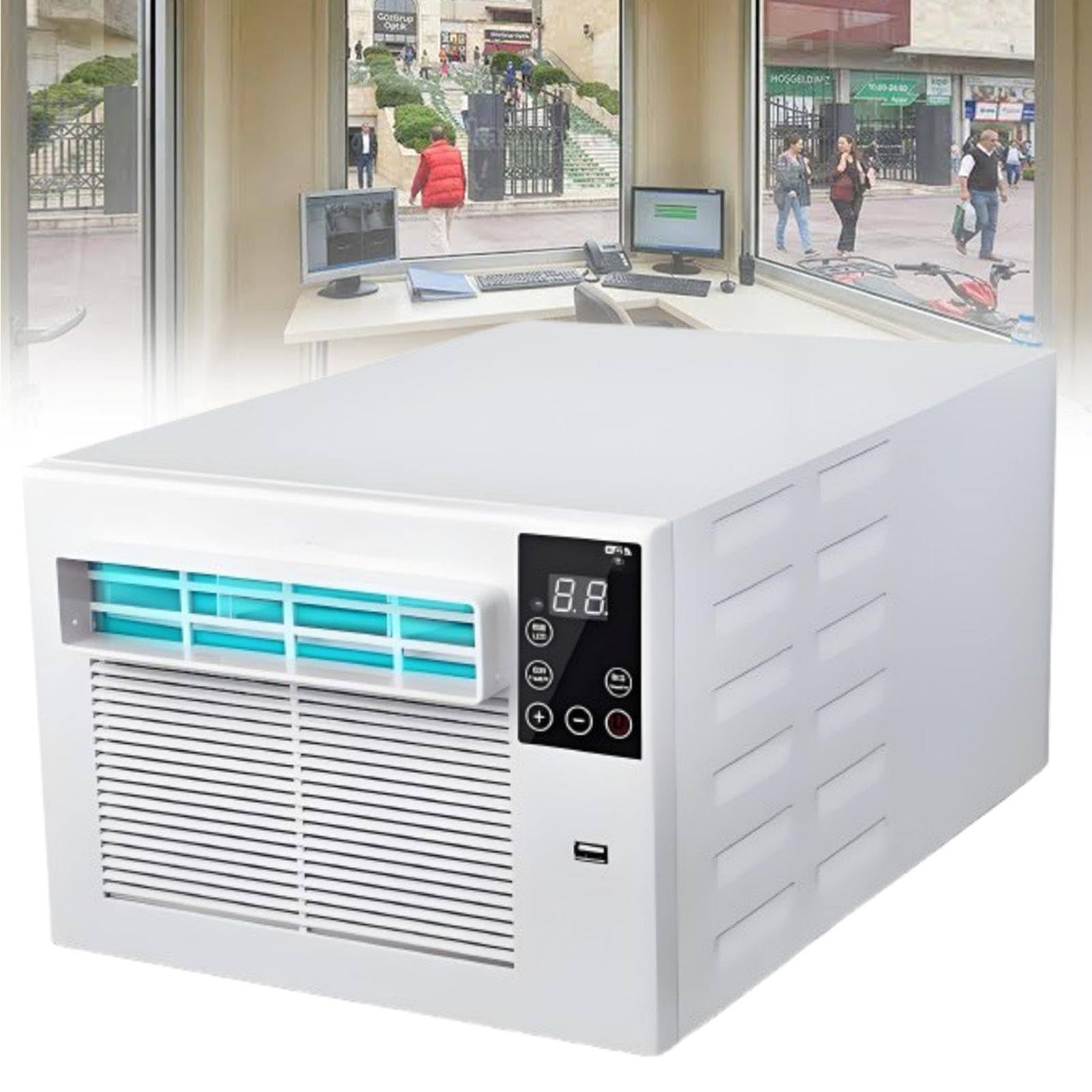 MhWrughts Portable Bedroom Air Conditioner, 1881 BTU Compact Cooling Unit, Quiet Mini Air Conditioner with 550W Energy Saving Design, for Dormitory, Study Room and Small Spaces