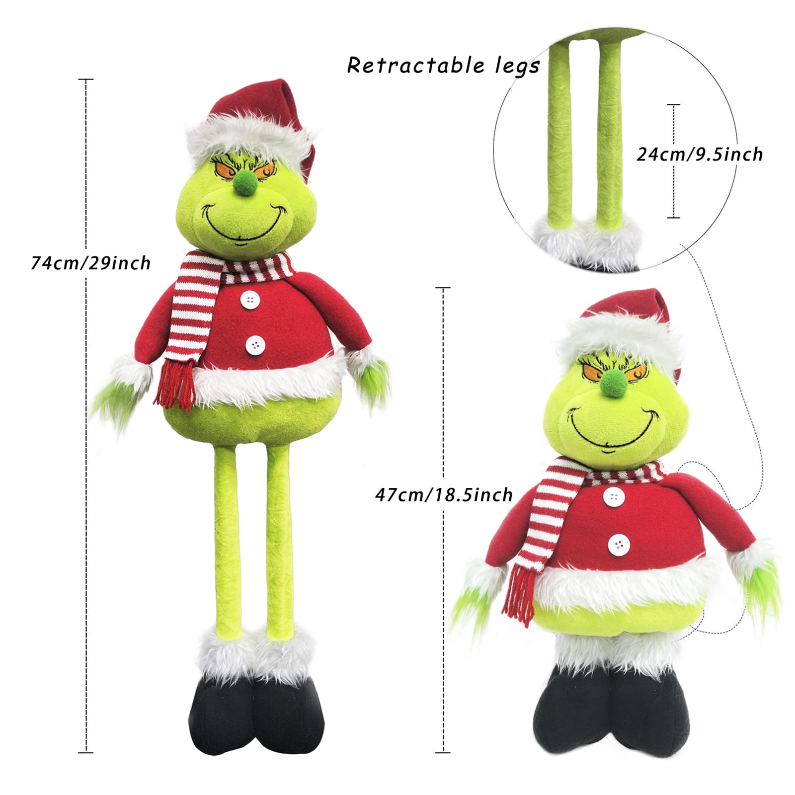 Amazon.com: ONIBOGO 30Inch Large Christmas Standing Green Monster