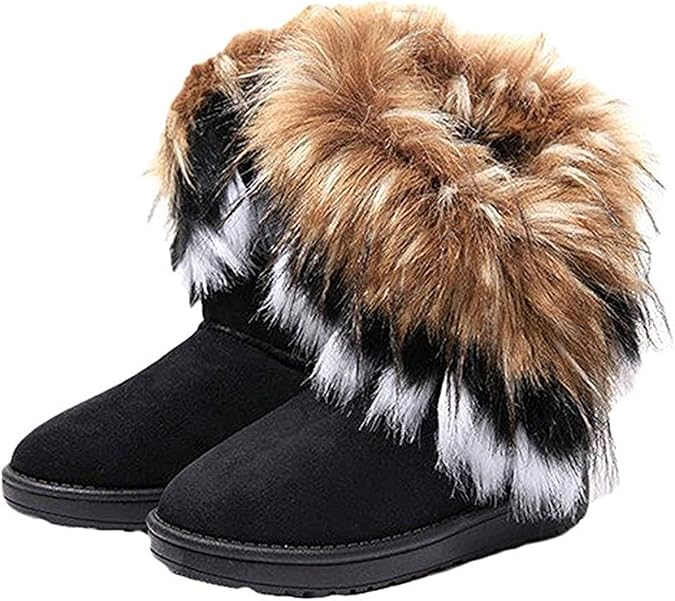fuzzy boots amazon