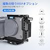SIRUI Camera Cage for Sony FX3/FX30 Original XLR Handle with HDMI Cable Clamp 1/4-20 Screw Hole ARRI 3/8-16 Positioning Hole Cold Shoe NATO Rail