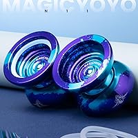 Vista 7 de MAGICYOYO Paquete de 3 Yoyos de doble propósito - N11 Yoyo sensible y no responde con rodamiento para herramientas avanzadas + rodamientos + 3