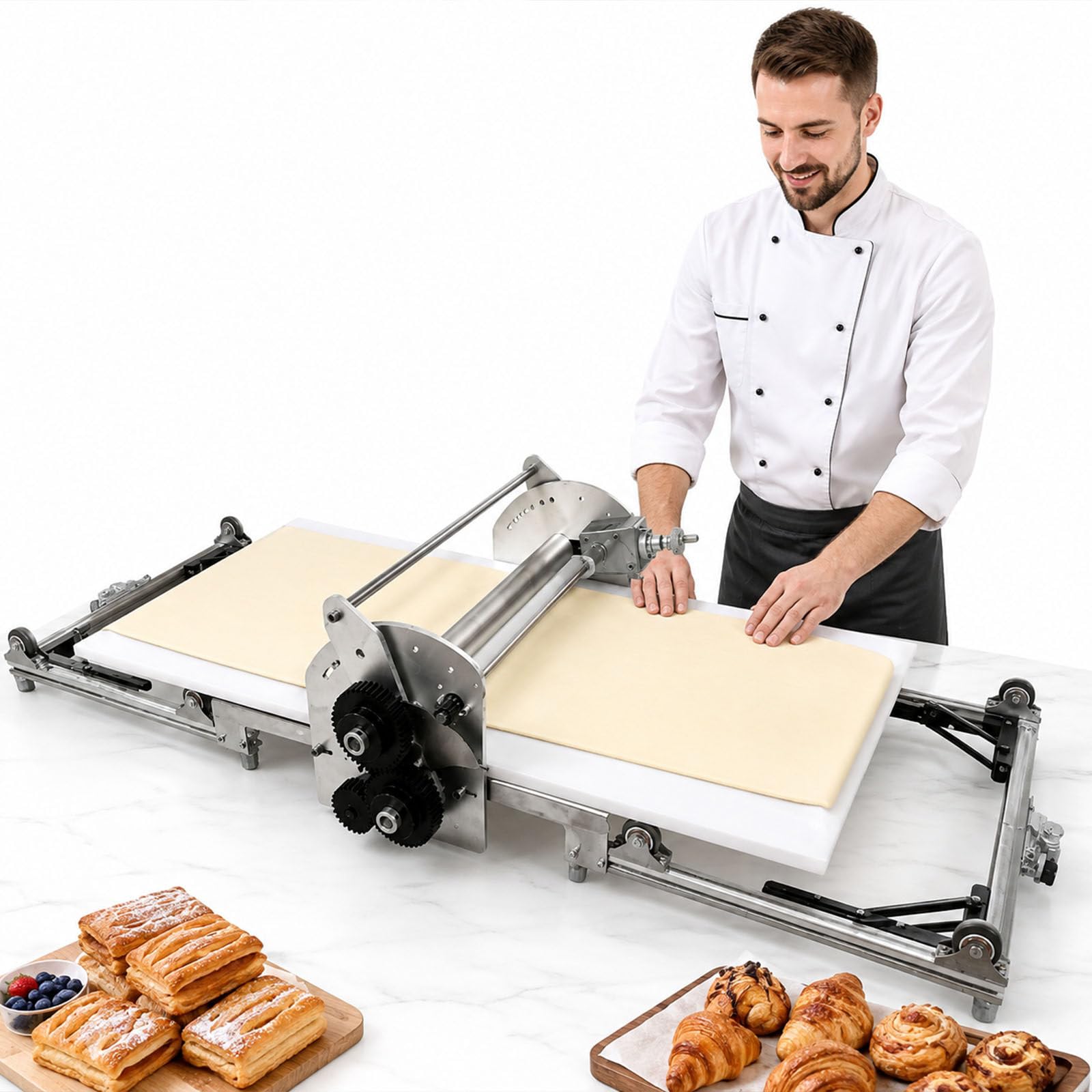 Machine À Pâte Feuilletée, Laminoir Électrique Pliable