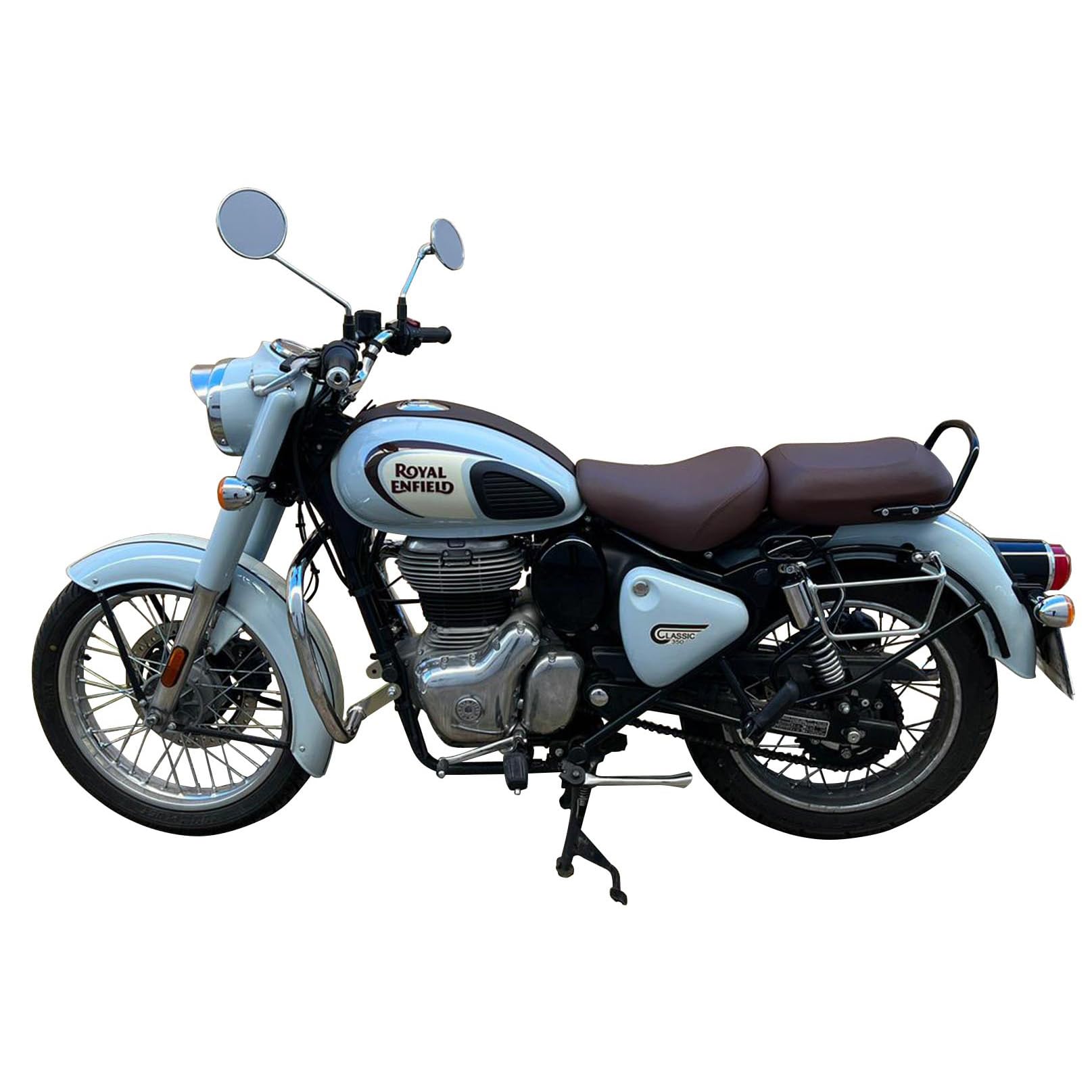 Spaan - Paire De Supports Sacoches Latérales klick Fix Compatible avec Royal Enfield Classic 350/650, Noir