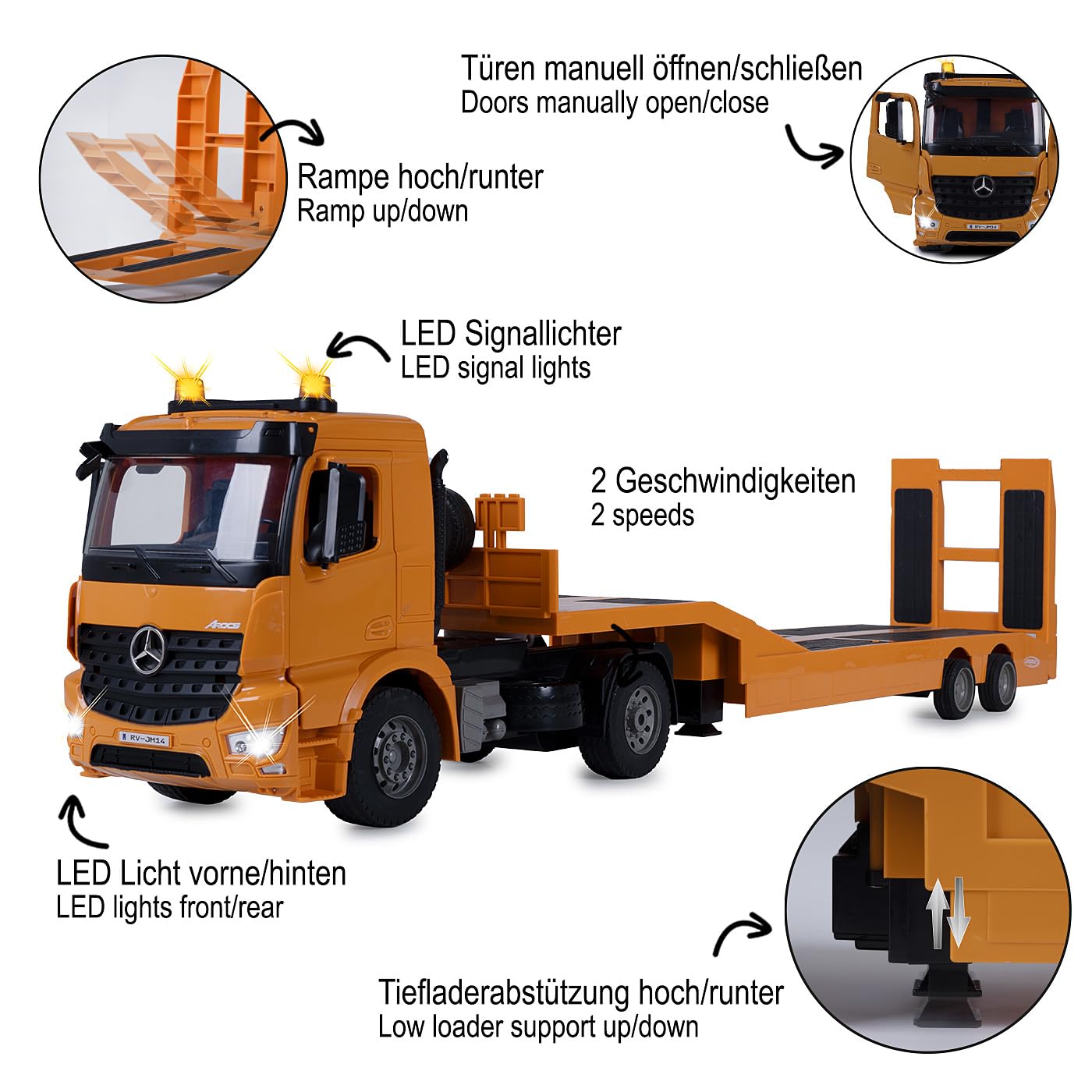 Jamara Mercedes Arocs 1:20 2,4 GHz RC