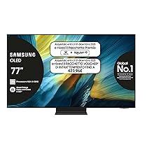 SAMSUNG Smart TV 77” QE77S95FAEXZT OLED 4K, NQ4 AI Gen4 Processor, 4K AI Upscaling, Glare Free, Dolby Atmos & OTS+, Infinity One Design, 2025