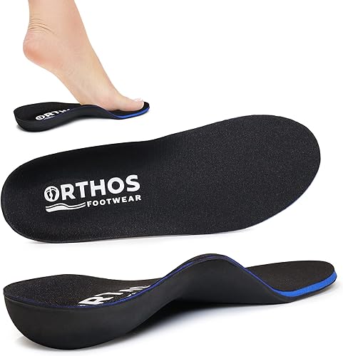 Miniatura 7 de Plantillas ortopédicas de repuesto para zapatos de Orthos, hechas en Estados Unidos, plantillas transpirables de longitud completa con absorción de