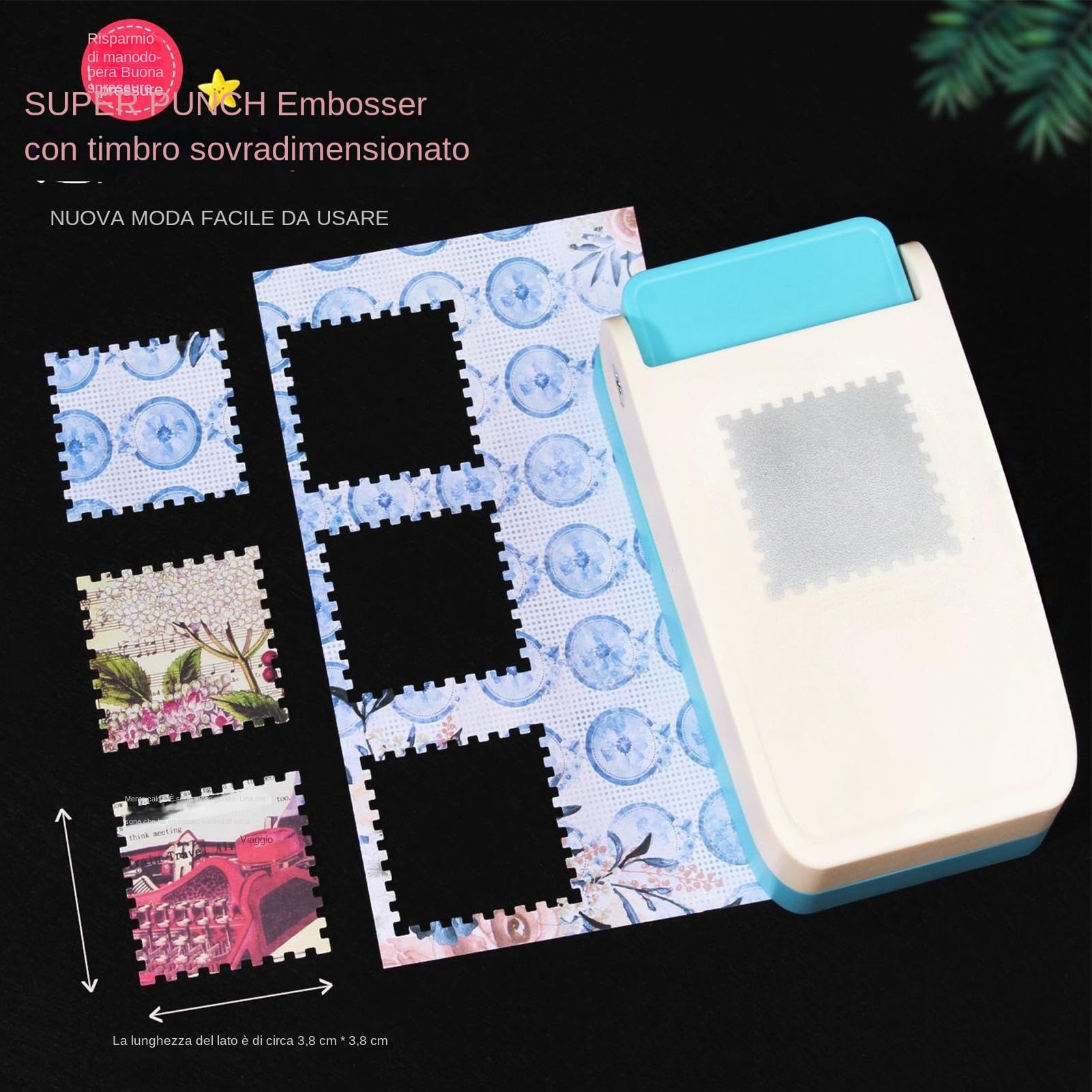 Puncher Papel Suministros Creatividad Resistente Y Portátil