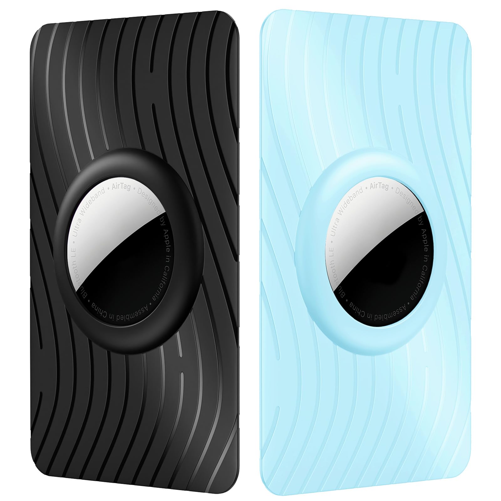 for Airtag Wallet Card Holder 2 Pack,Ultra Thin Card Holder Compatible with Apple Airtag Case for Purse, Handbag, Backpack Wallet, Clutch Bag