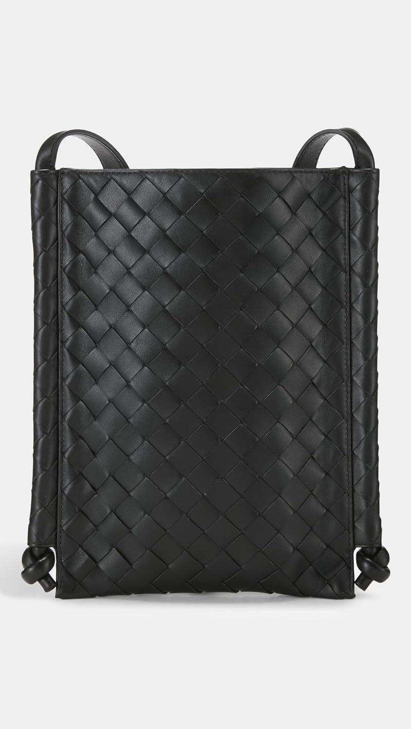 WHAT GOES AROUND COMES AROUND Women's Pre-Loved Bottega Intrecciato Small Flat Loop Crossbody Bag - Image 2