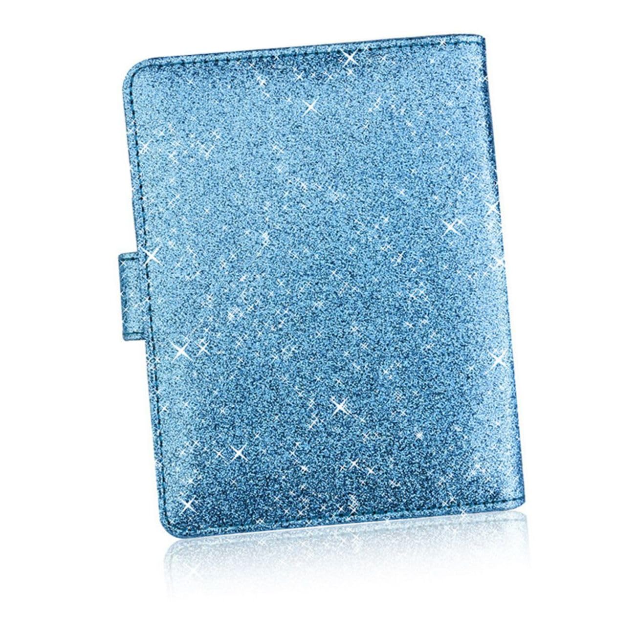 SOIMISS 3pezzi Portafoglio Per Passaporto Pelle Pu Con Design Magnetico Organizer Multifunzione Da Viaggio Blu Pratico e Comodo Per Carte e Documenti