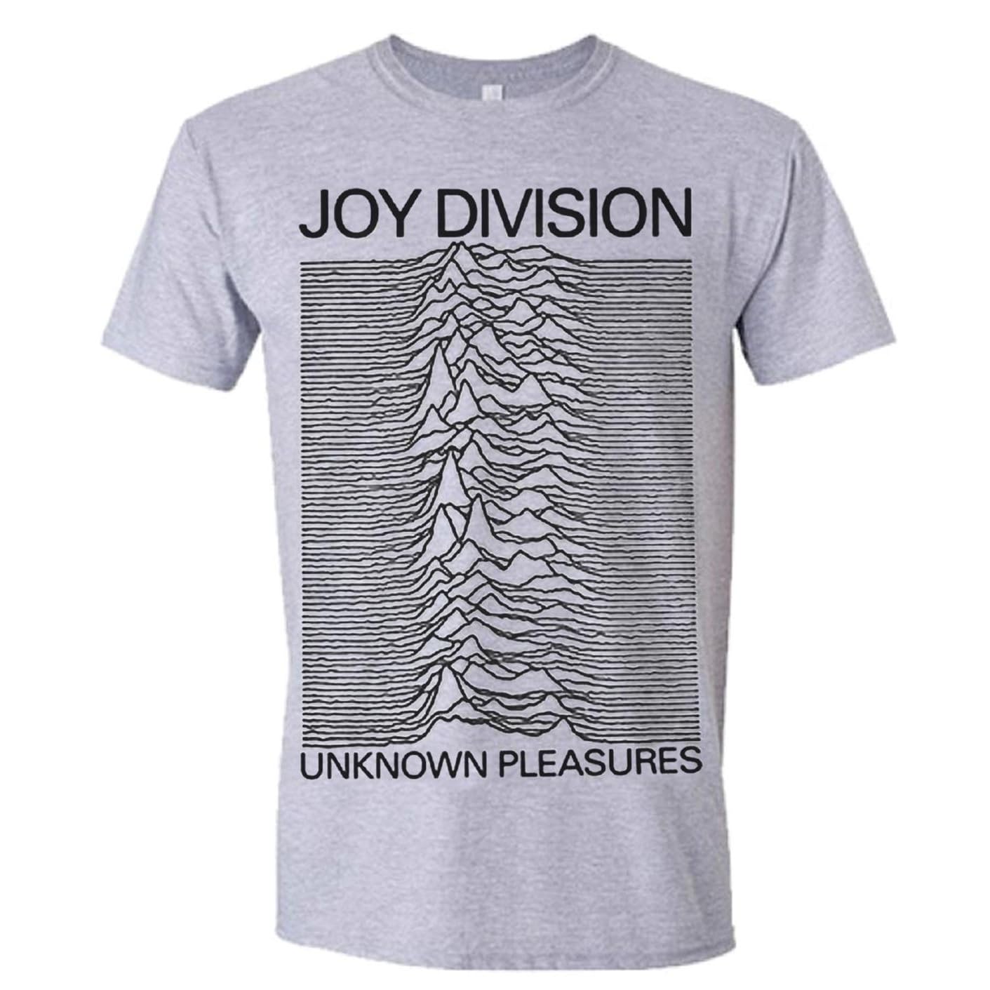 JOY DIVISION UNKNOWN PLEASURES (GREY) T-Shirt Medium GREY