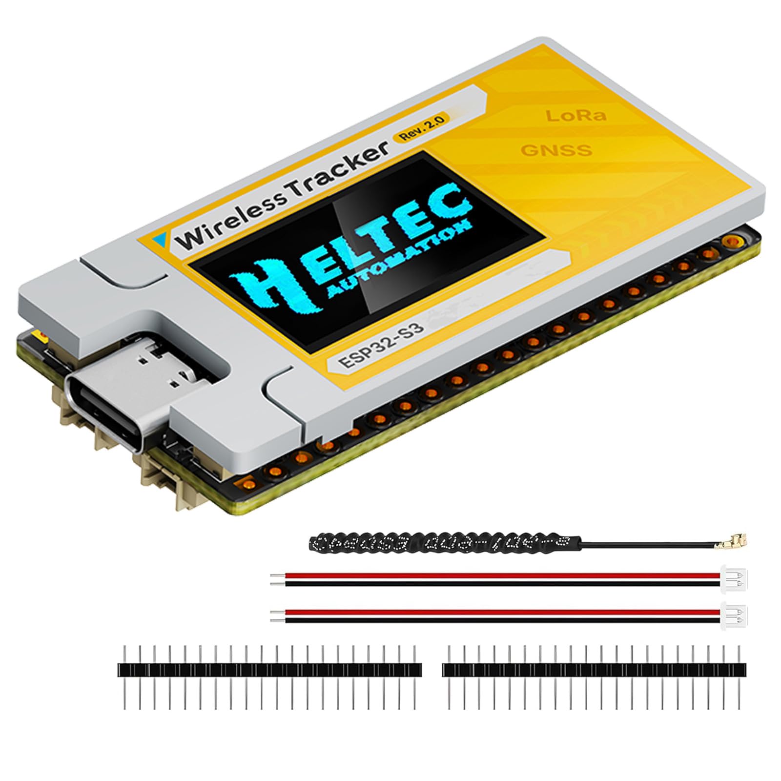 Photo 1 of MESHYEAOFAH Meshtastic LoRa Node Development Board, ESP32-S3 SX1262 Supports LoRa Bluetooth Integrated L1+L5 GNSS, Compatible with MeshCore LoRaWAN Arduino for Tracking and Off-Grid Communication