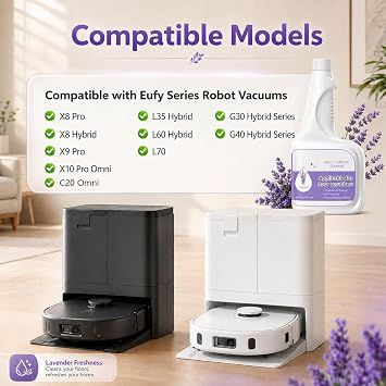 Floor Cleaning Solution Compatible with Eufy : Lavender Scent
