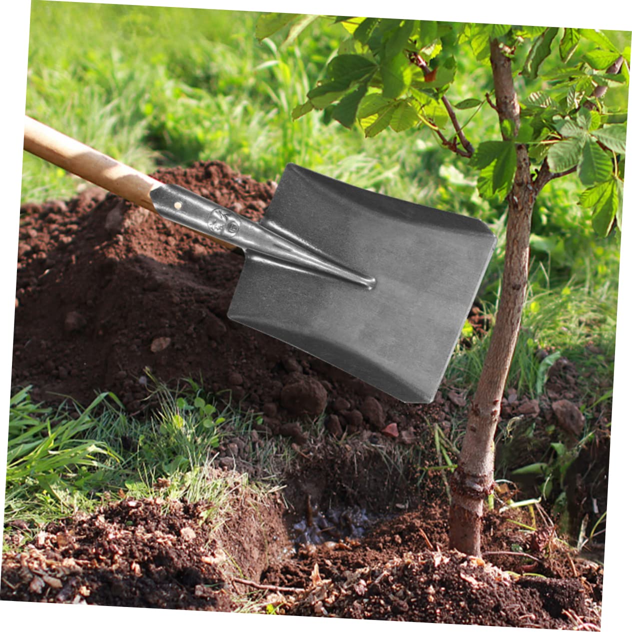 Stahl Gartenschaufelkopf für Gartenarbeiten und Pflanzung, Leicht | Ersatzteil für Gartenbedarf, Rationales Design, für Erwachsene, Kompaktes Zubehör für Draußen
