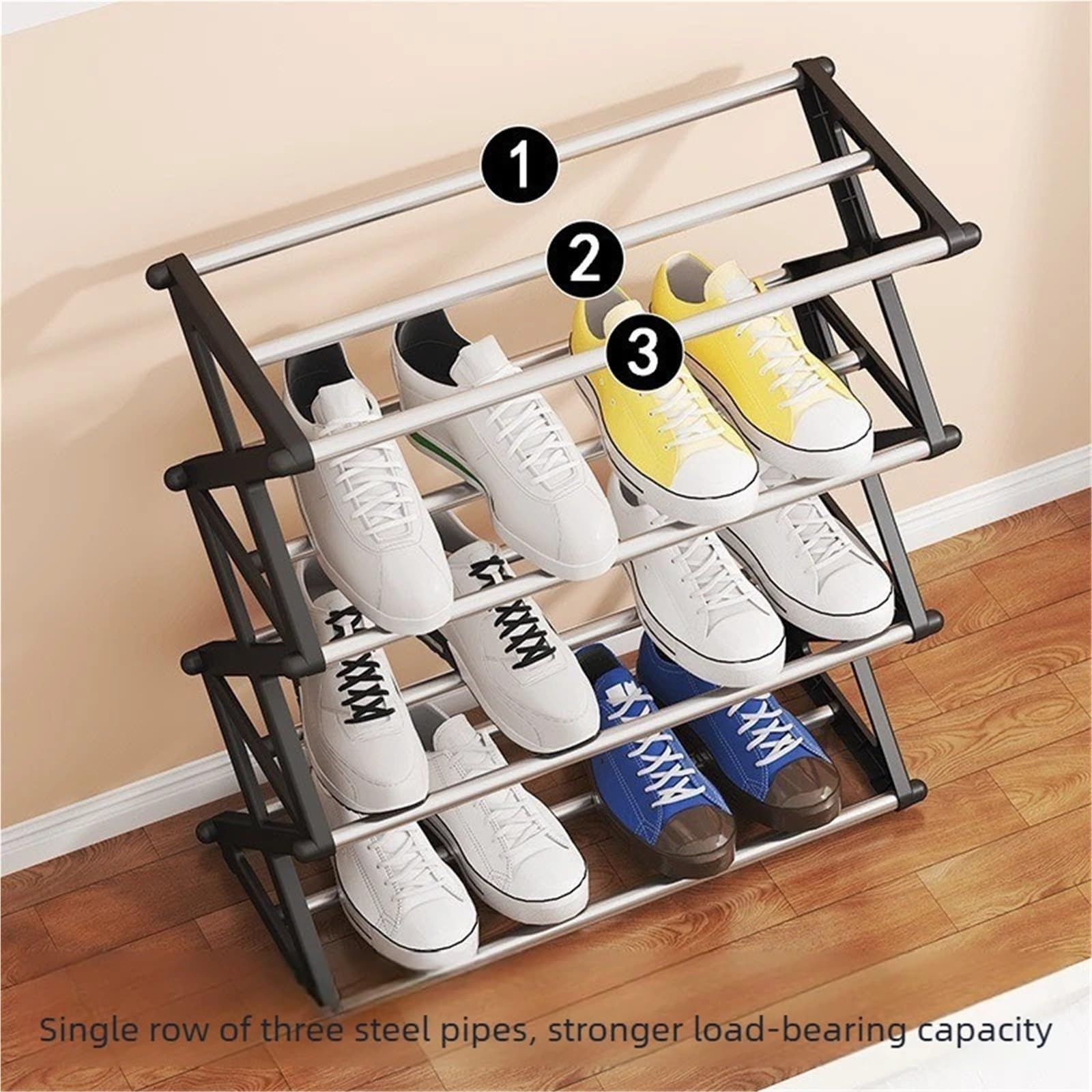 Simple Multi-Layer Shoe Rack Dormitory Dustproof Cabinet