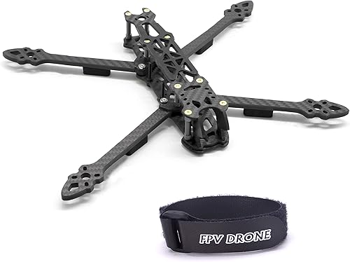 Marco FPV Racing Drone de 11.614in de fibra de carbono Quadcopter FPV Freestyle Frame con brazos de 0.197in Marco FPV Racing Drone de 11.614in de fibra de carbono Quadcopter FPV Freestyle Frame con brazos de 0.197in