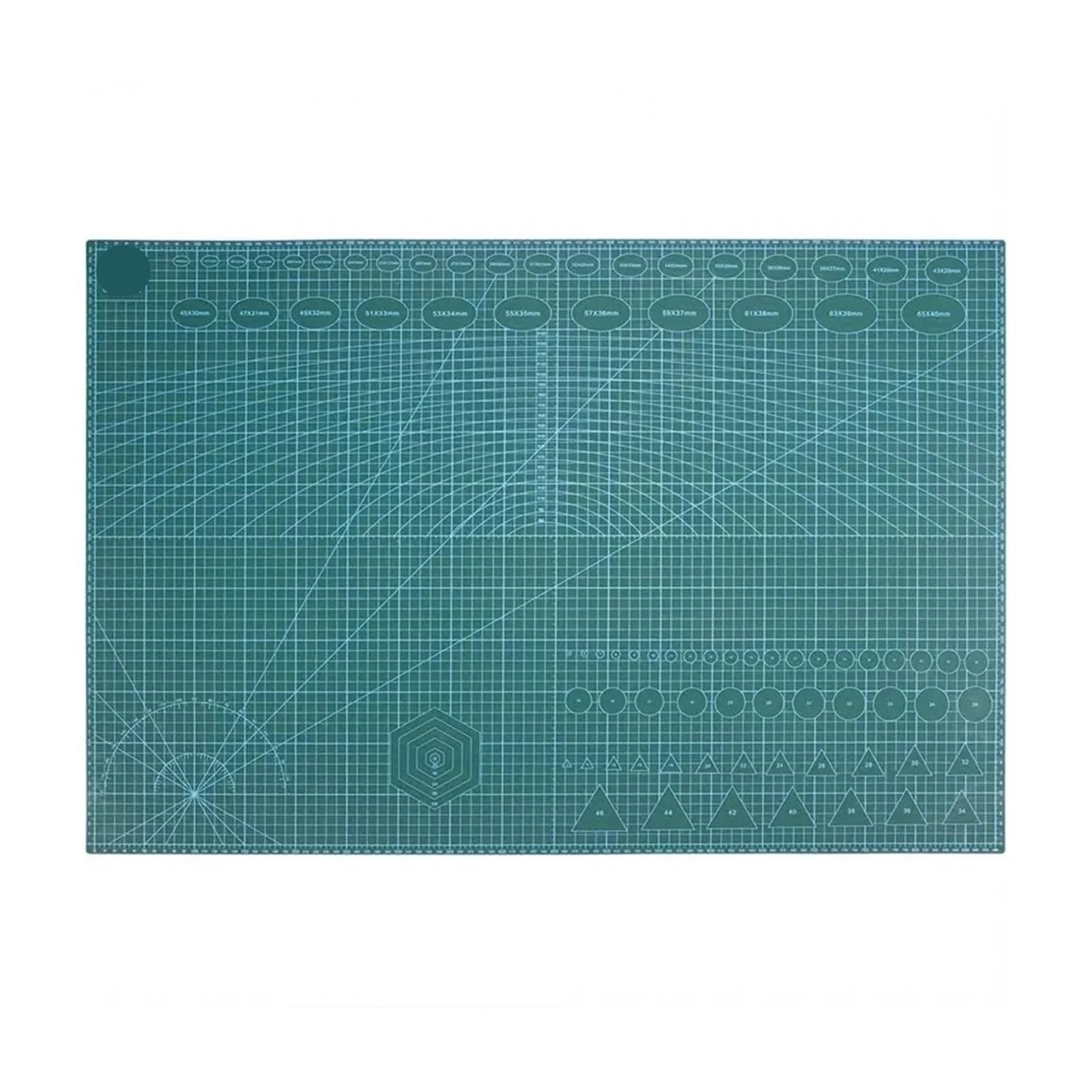 Self Healing Sewing Mat Self Healing Double-Sided Cutting Mat A1 Gridded PVC Cutter Pad for DIY Office School Quilting Sewing Leather Craft Projects