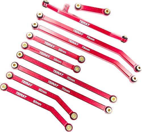 Miniatura 6 de SCX24 Links actualiza la barra de dirección de automóvil RC Crawler de alta liquidación para SCX24 Gladiator 124 RC Crawler Car Axial AXI00005 10