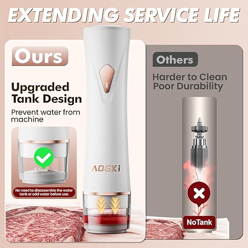 Miniatura 3 de Sellador al vacío compacto para sellador de alimentos: Máquina selladora al vacío portátil de mano para almacenamiento de alimentos, sellado al