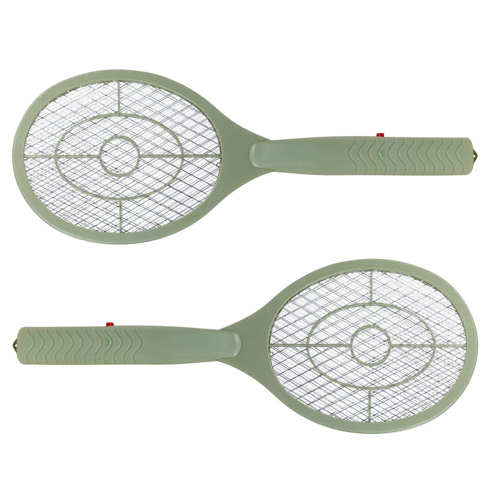 Urbn-Living Urbnliving Height 45Cm Set Of 2 Electric Fly Zapper Racquet Insect Wasp Mosquitoes Pest Squatter Killer Catcher from B&Q