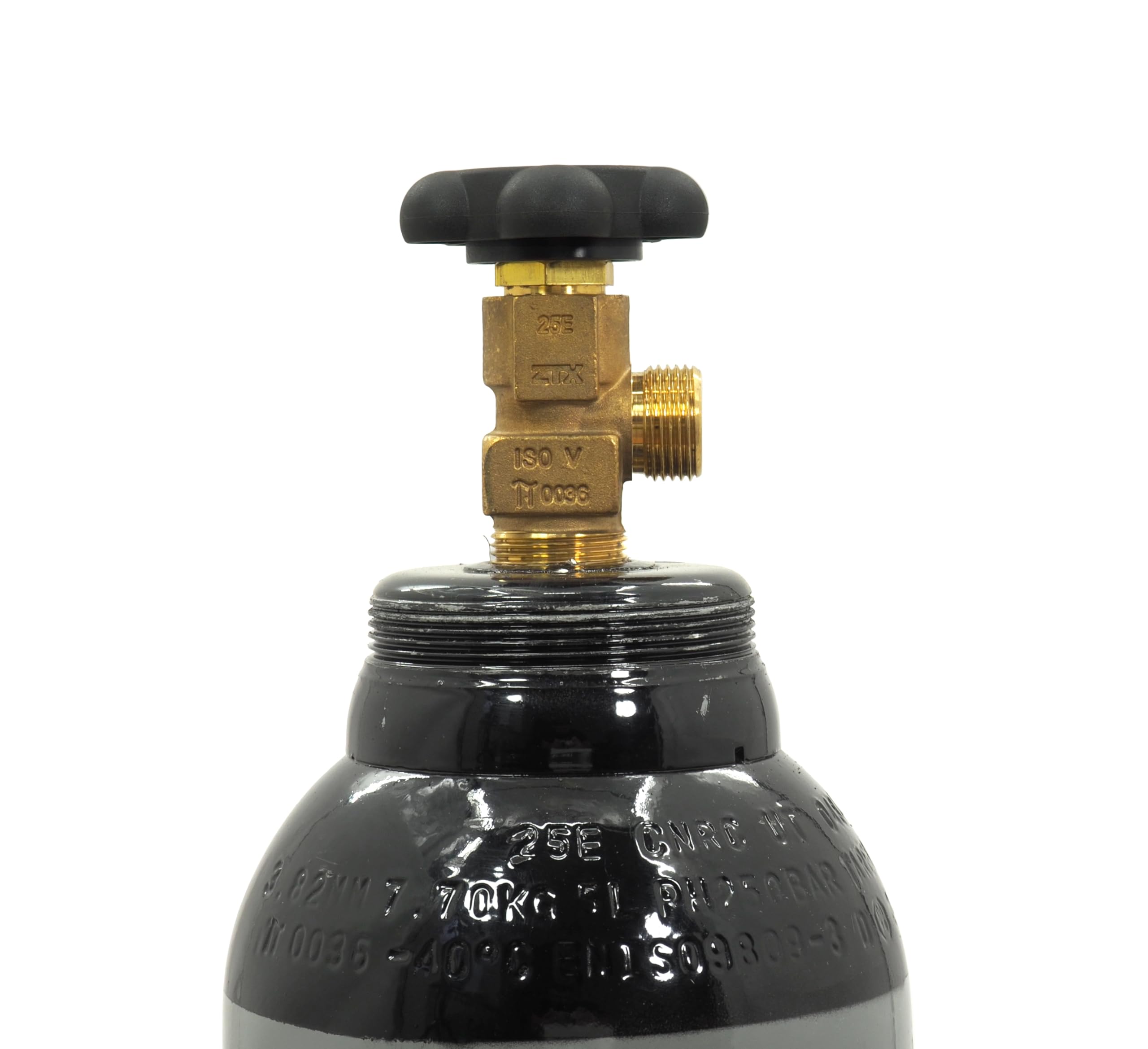 Stickstoff Gasflasche 5L gefüllt + Druckminderer 200 bar Set - 150 bar 0,8m³ Nitrogen Flasche W24.32 Schutzgas