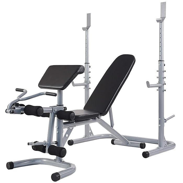 Buy BalanceFrom RS 60 Multifunctional Workout Station Adjustable Olympic Workout Bench with