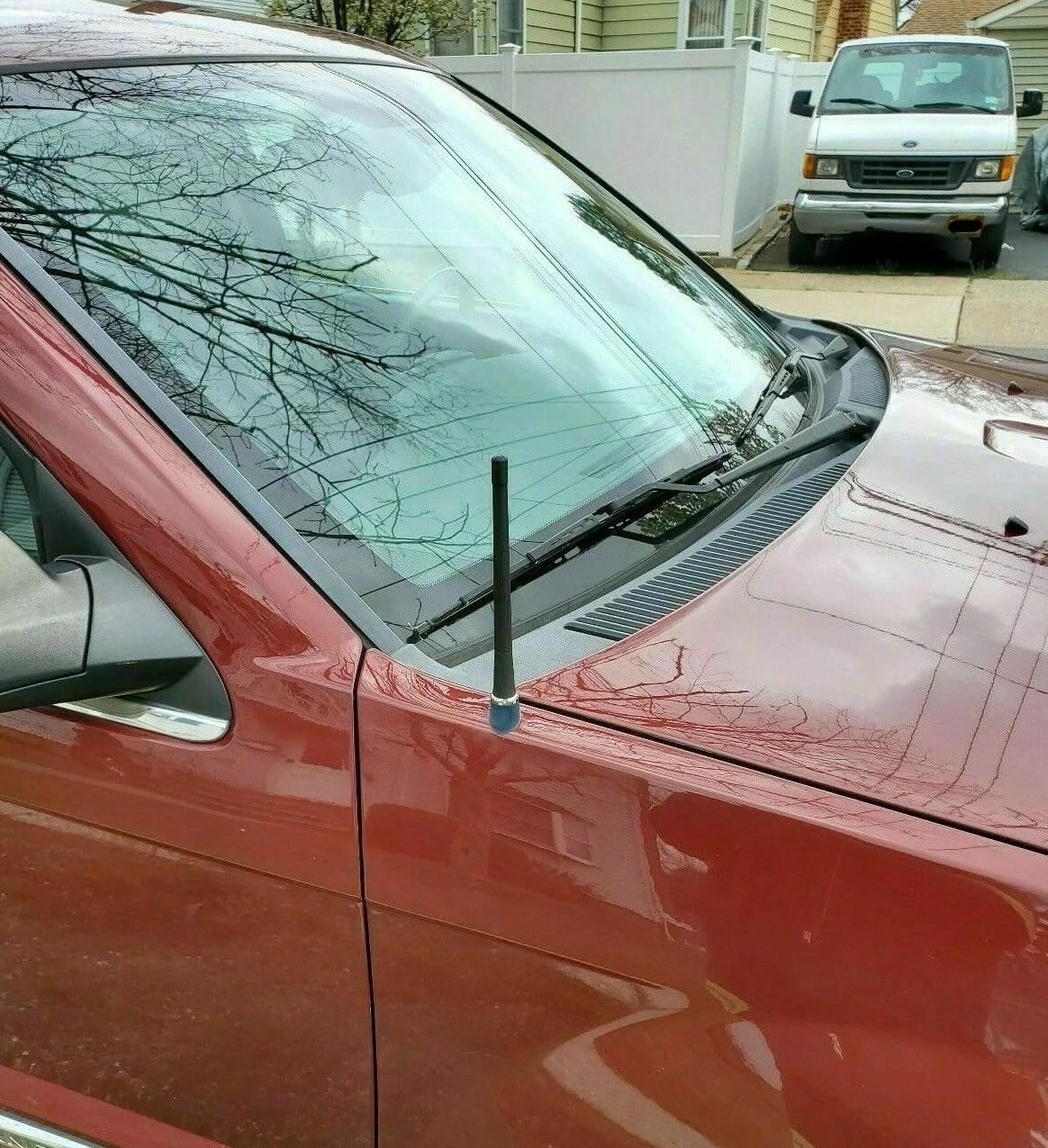 7" inch Short Rubber Black Stubby Rod Antenna Mast for Jeep Grand Cherokee 1999-2004 – External Antenna Radio AM/FM – Waterproof, Easy Installation – Great Looking Antenna Replacement