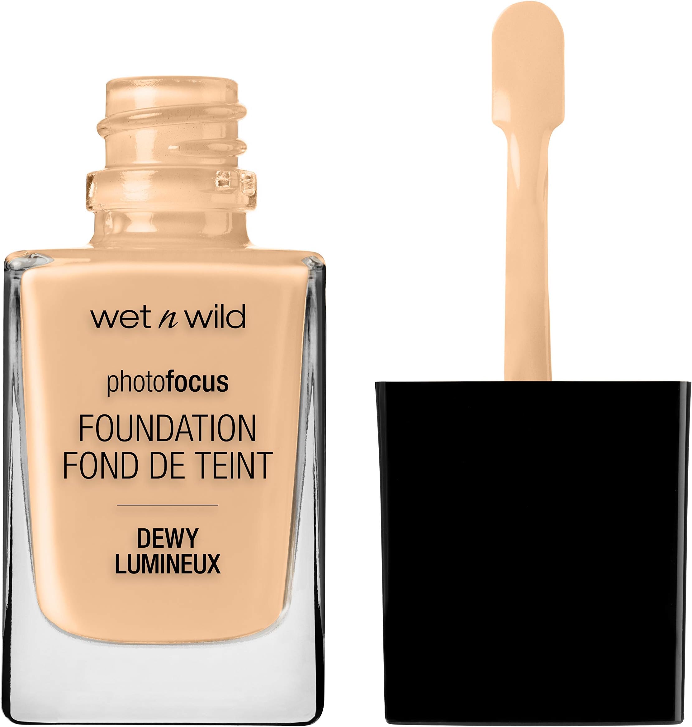 wet n wild Photo Focus Dewy Liquid Foundation Makeup, Soft Beige (Packaging May vary)