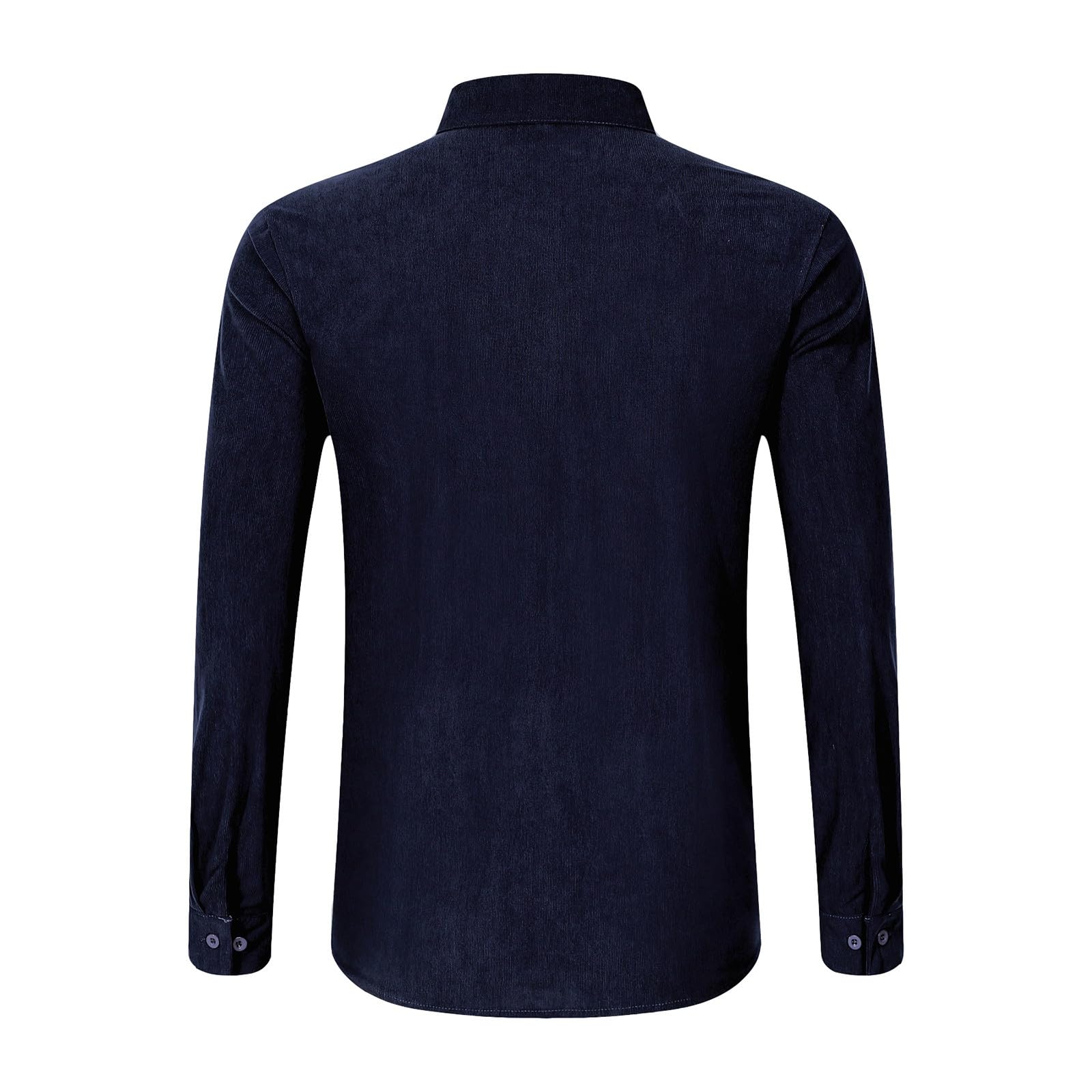 Genérico Camisas Manga Larga Hombre Trabajo Camisas Hawaianas Hombre Personalizadas Camisas Hombre de Color Sólido Manga Larga Camisas Hombre Manga Larga Casual Camisa Manga Larga Hombre con Bolsillo