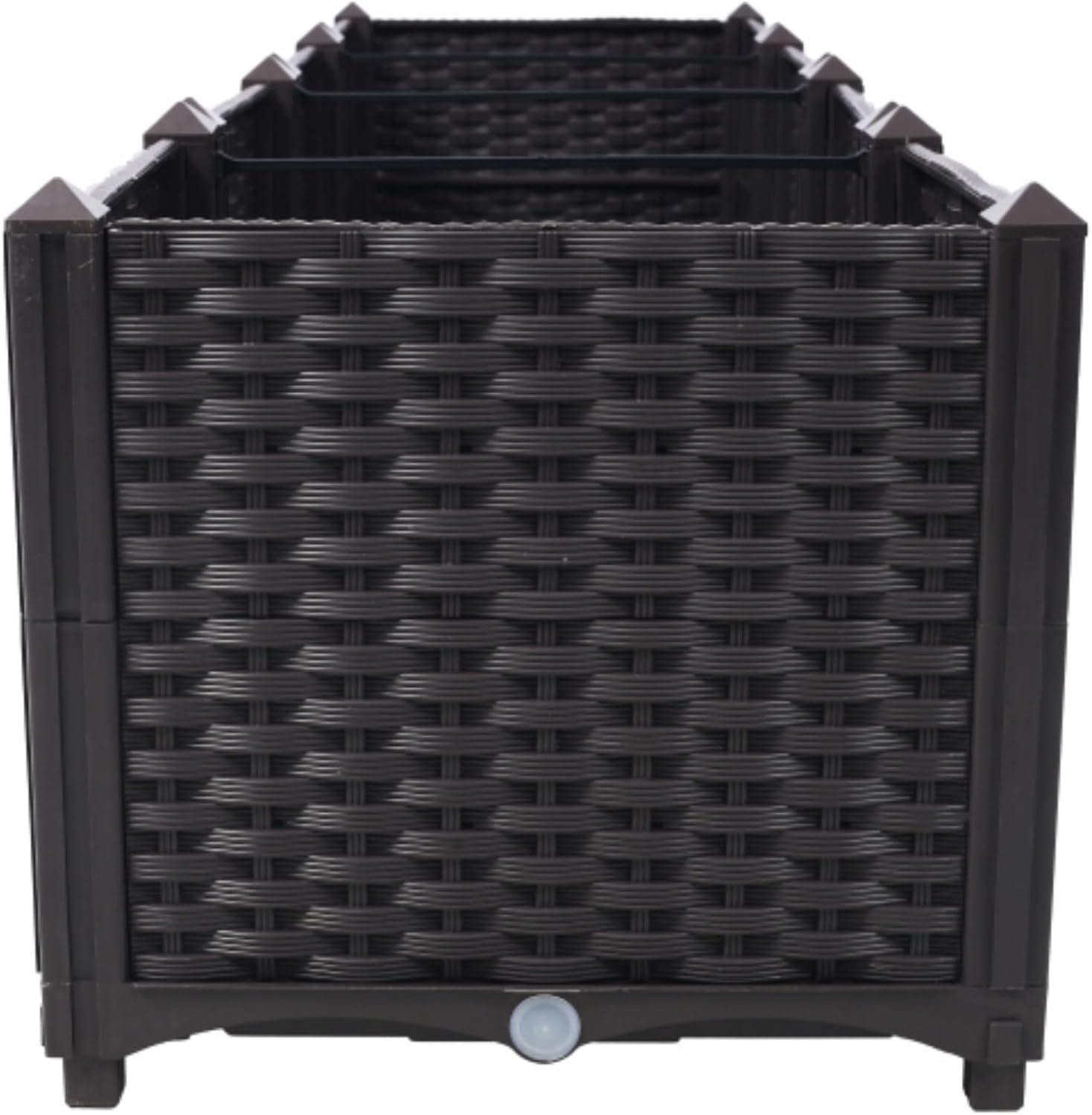 Deep Raised Planters, Garden Boxes, Plastic Planters for Vegetables, Flowers, Herbs and Succulents, for Planting Flowers, Herbs and Vegetables, 63" L X 15.7" D X 14.7" H