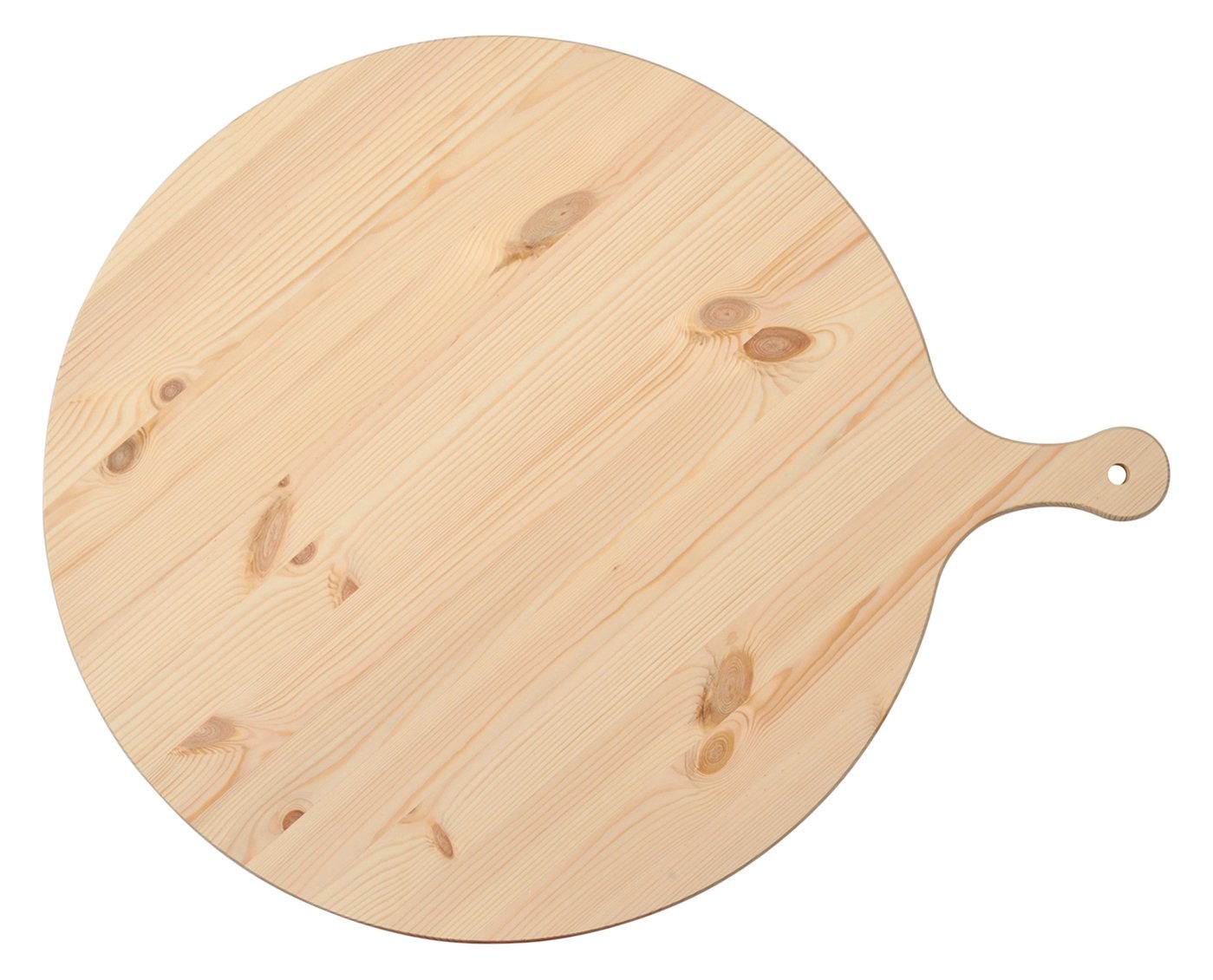 HABI Abeto Tabla de Cortar con Mango, Madera, marrón, 69 x 55 x 3 cm