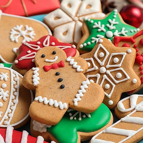 Miniatura 4 de Moldes de silicona de Navidad, moldes de silicona para hornear para perros, cortadores de galletas, recetas de Navidad, lazo, sombrero de perro, kit