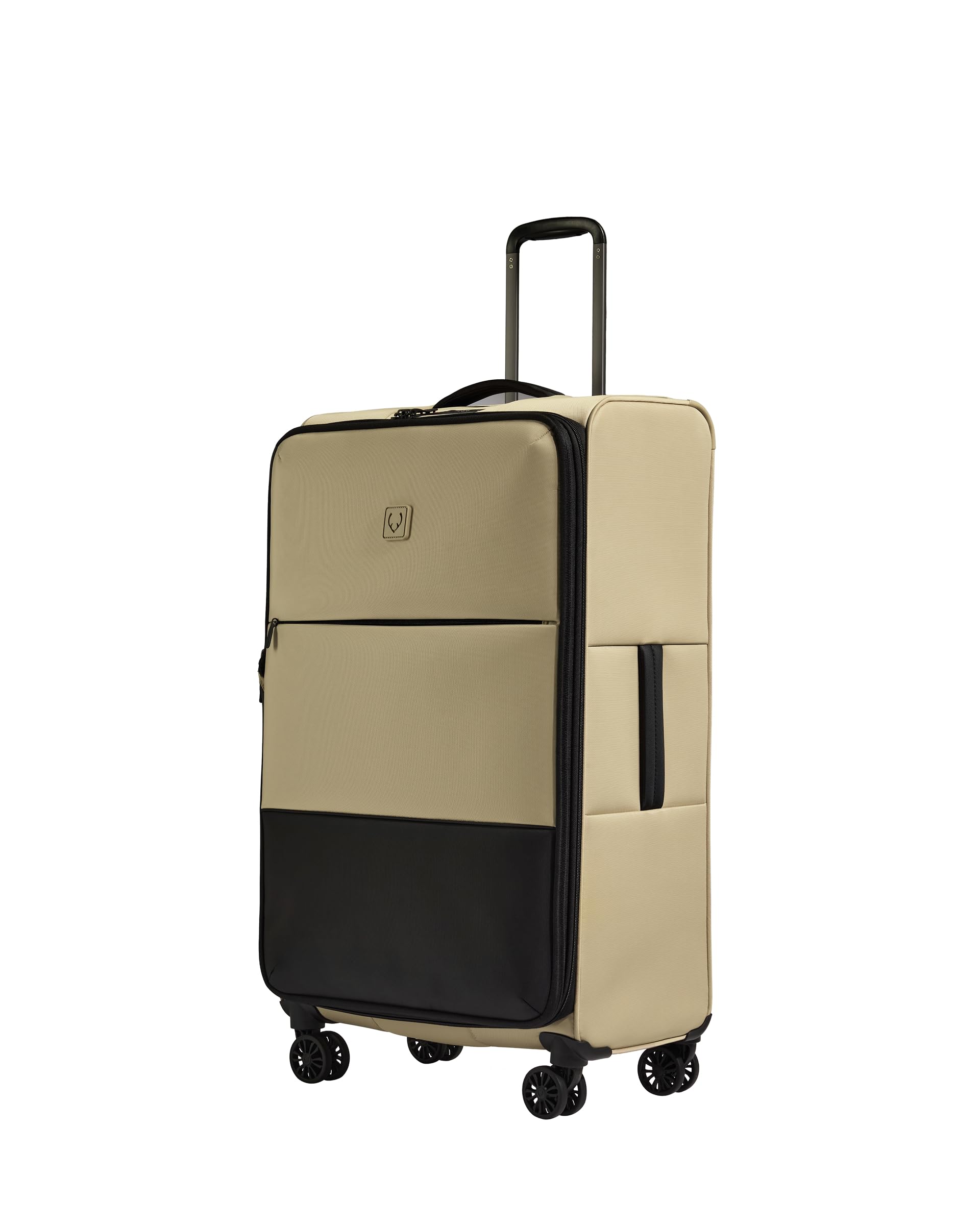 Antler Neutrals Lightest Large Suitcase In Sand - Soft Stripe 2.0
