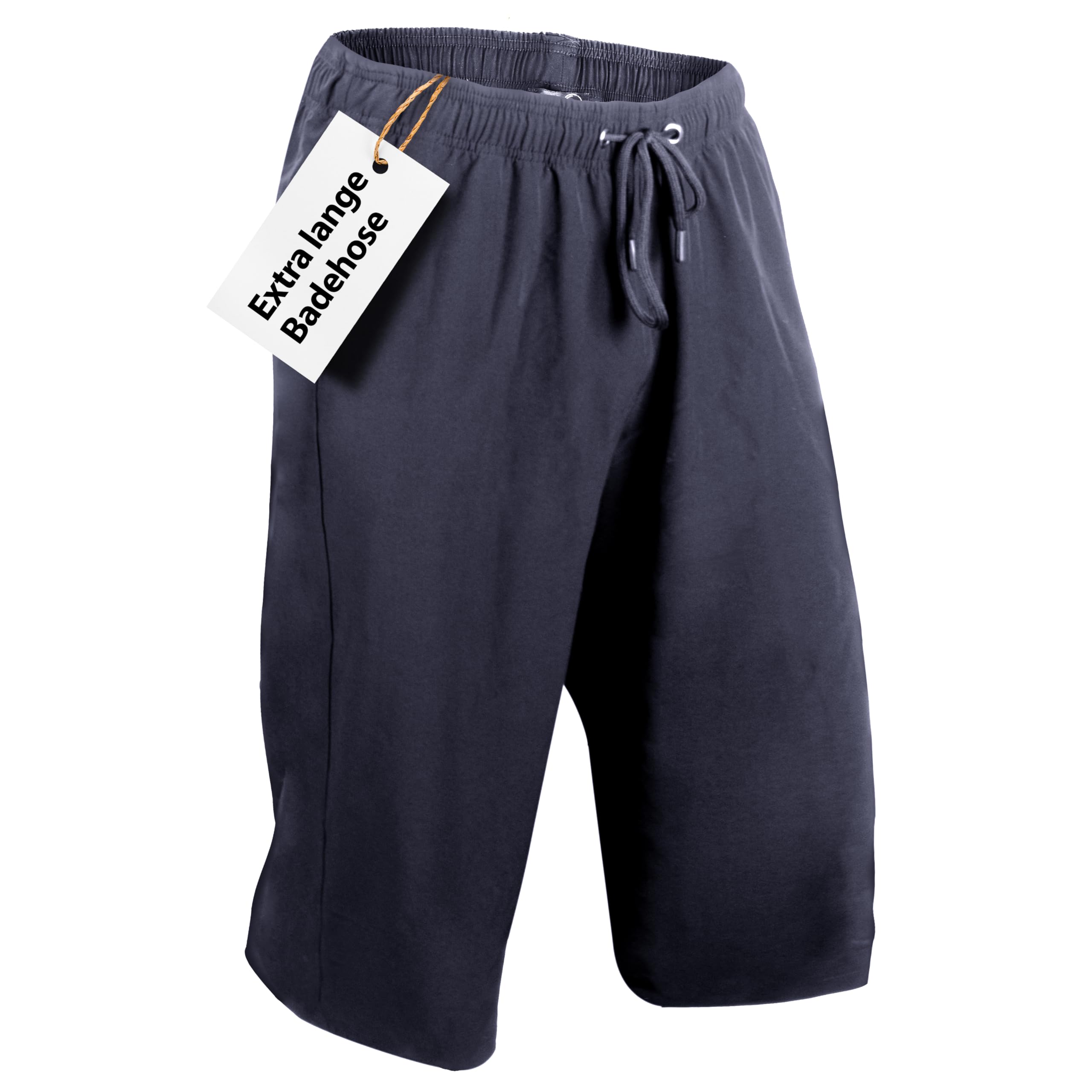 Bañador para hombre hasta la rodilla, cómodo, extralargo, con bolsillos con cremallera, transpirable, secado rápido