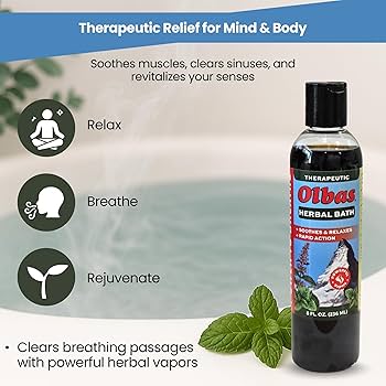 Amazon.com : Olbas Herbal Bath Sore Muscle Bath Soak & Natural