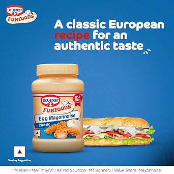 Funfoods Classic Mayonnaise, 270g, Non Vegetarian