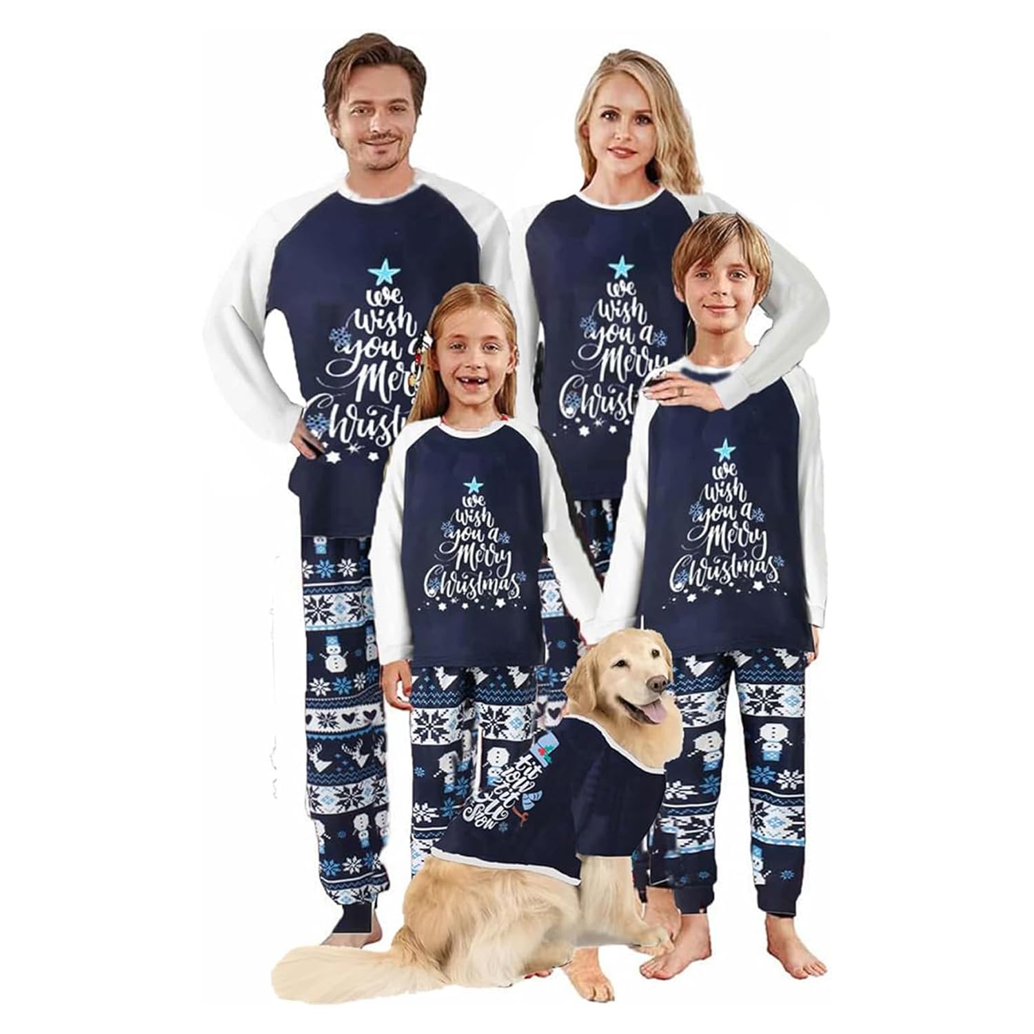 GGEROUFamily Christmas Pjs Matching Sets Baby Christmas Matching Jammies for Adults and Kids Holiday Xmas Sleepwear Set