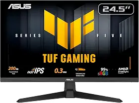 ASUS TUF Gaming VG259Q5A 62.2 cm Full HD 1920 x 1080 200Hz, IPS rápido, ELMB, GTG de 0,3 ms (min.), alto-falante estéreo, monitor de jogos DisplayWidget Center